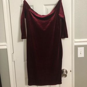 Velvet Midi Dress